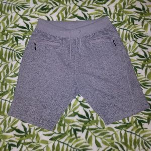 Gray Sweatpant Shorts